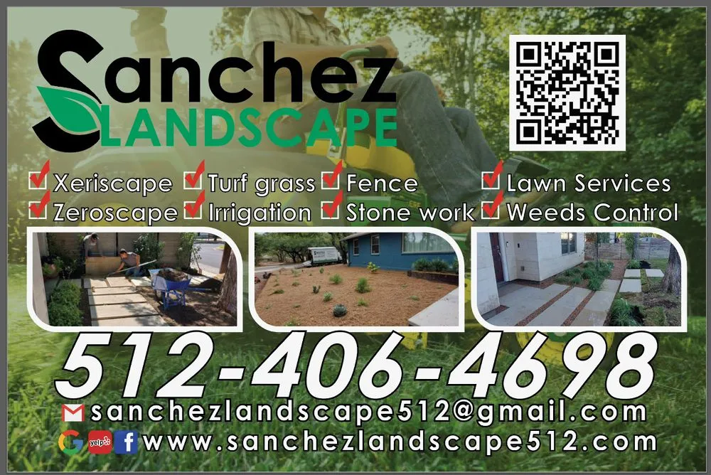 Professional lawn care service in Austin, TX by Sanchez Landscape