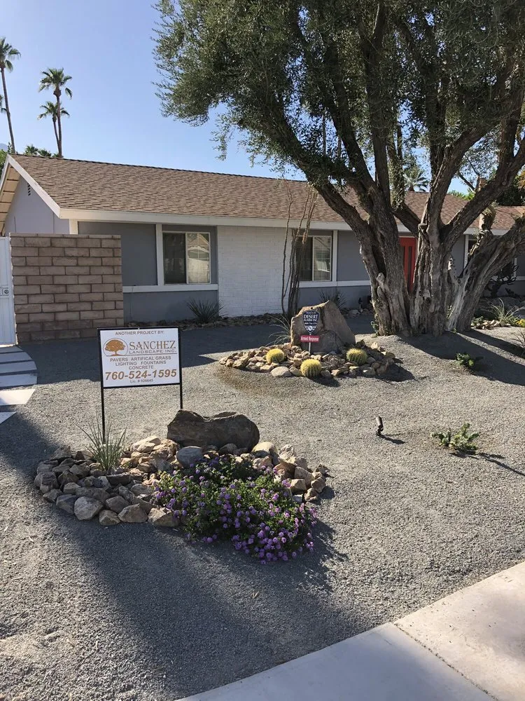 Trusted outdoor landscaping for homes in Cathedral City, CA by Sanchez Landscape
