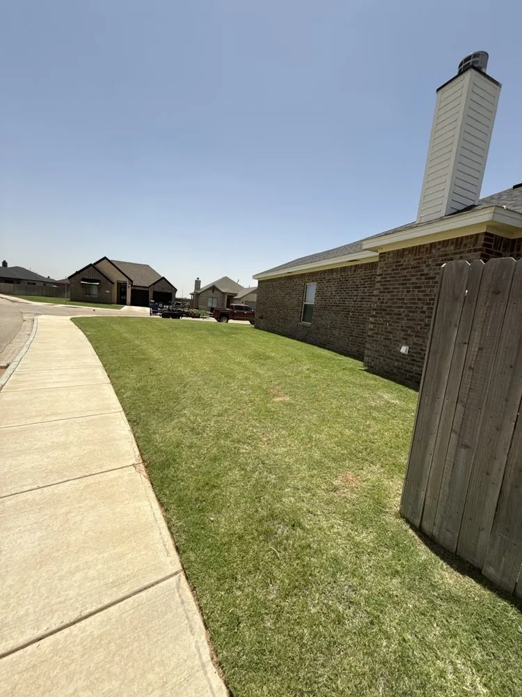 Local garden landscaping for homes in Lubbock, TX by Sanchez Landscaping