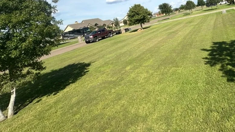 Custom landscape installation in Lubbock, TX by Sanchez Landscaping