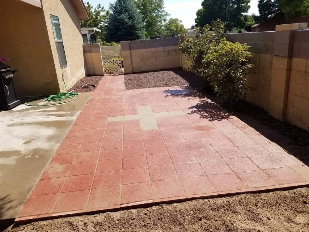 Local landscape installation in Rio Rancho, NM - Sanchez Landscaping