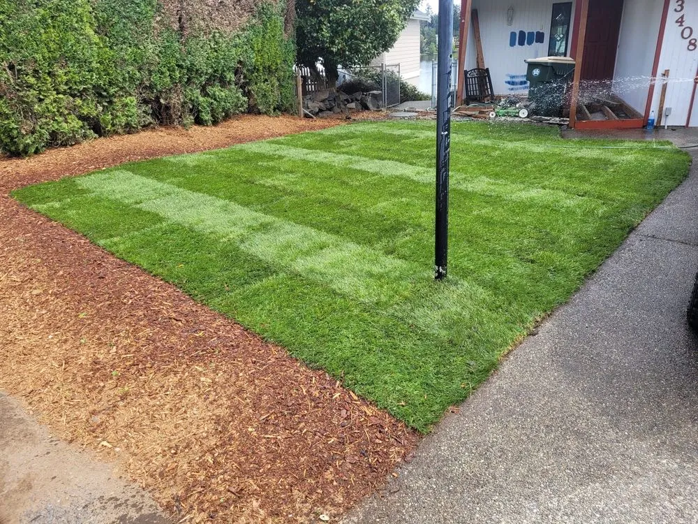 Custom garden landscaping in Shelton, WA - Sanchez Landscaping