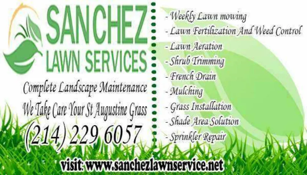 Local yard maintenance experts serving Lewisville, TX - Sanchez Lawn Service
