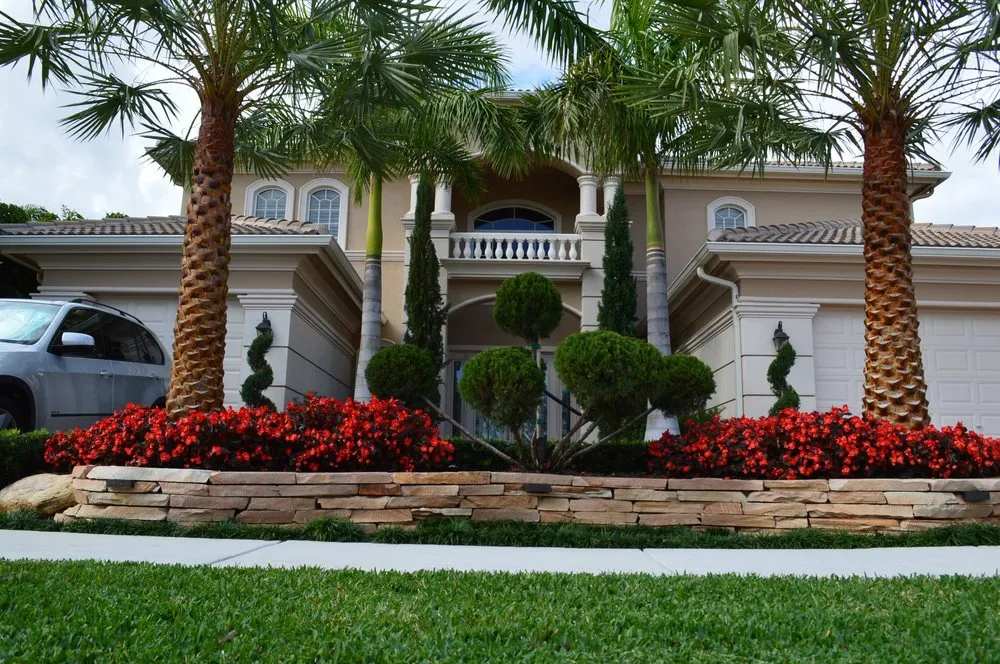 Custom landscape installation in Loxahatchee, FL by Sanctuary Gardens