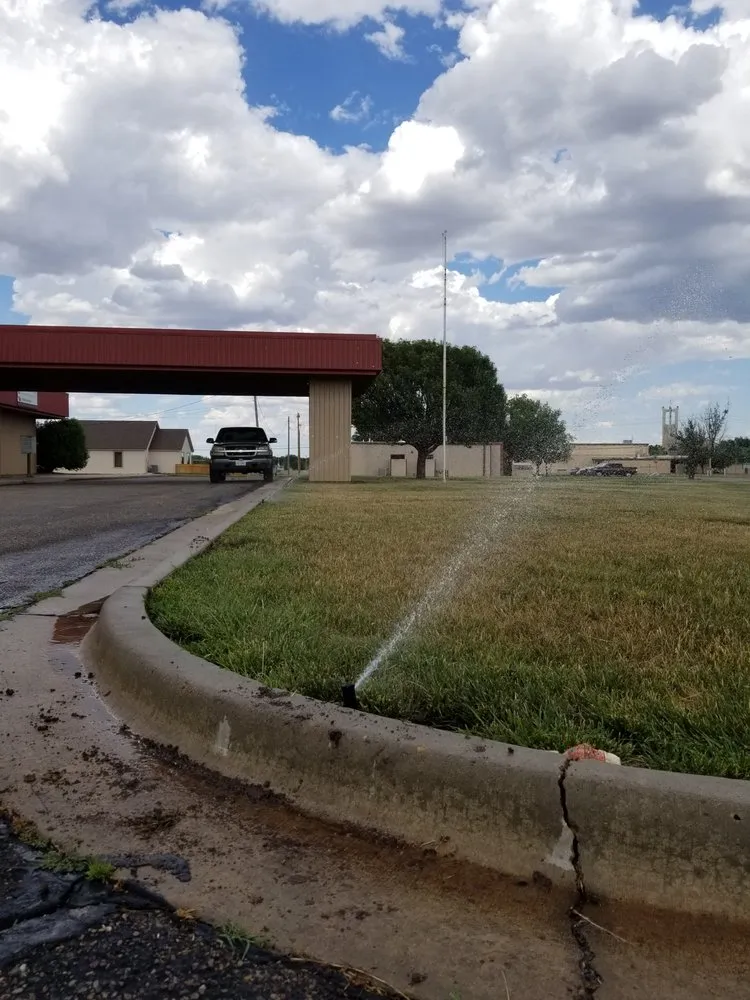 Custom yard maintenance for residential properties in Pampa, TX by Sandburr Irrigation & Landscaping