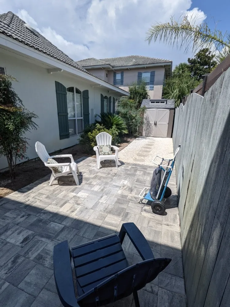 Expert landscape installation in Freeport, FL by Sandcastle Pavers