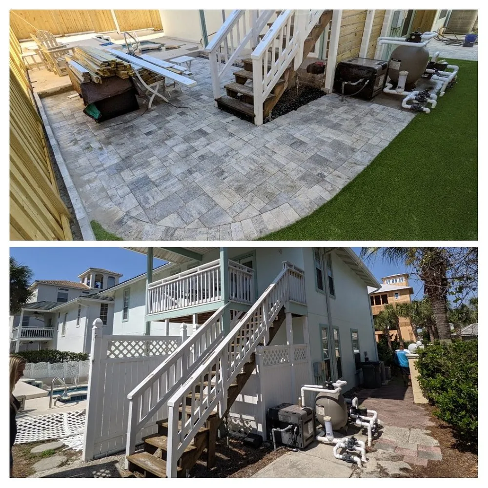 Custom lawn mowing service in Freeport, FL - Sandcastle Pavers