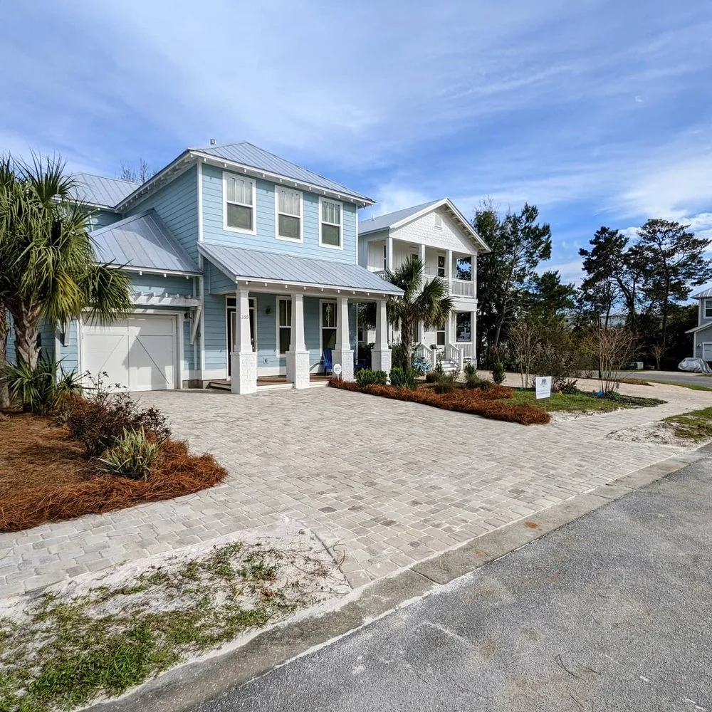 Professional landscape design in Freeport, FL by Sandcastle Pavers