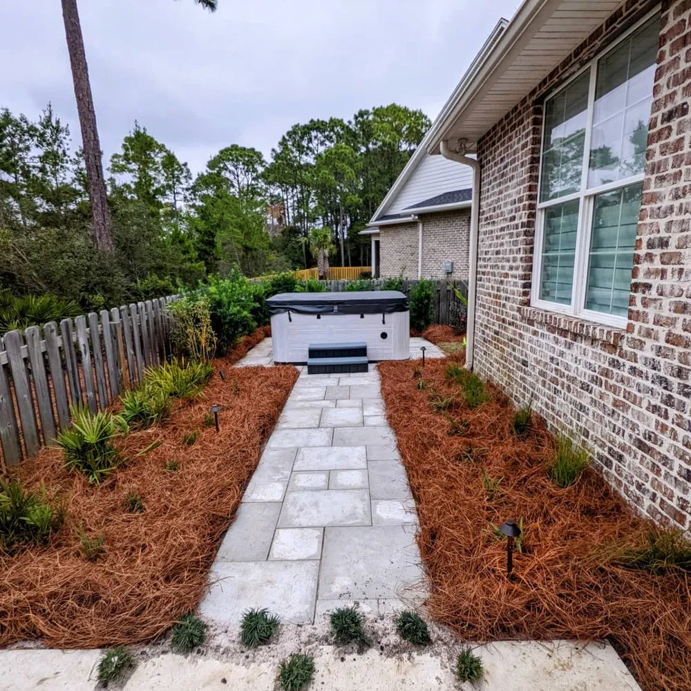 Professional yard cleanup service in Freeport, FL by Sandcastle Pavers