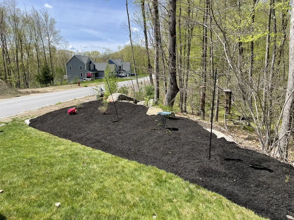 Local lawn care service with custom design in Uxbridge, MA by Sander Landscaping