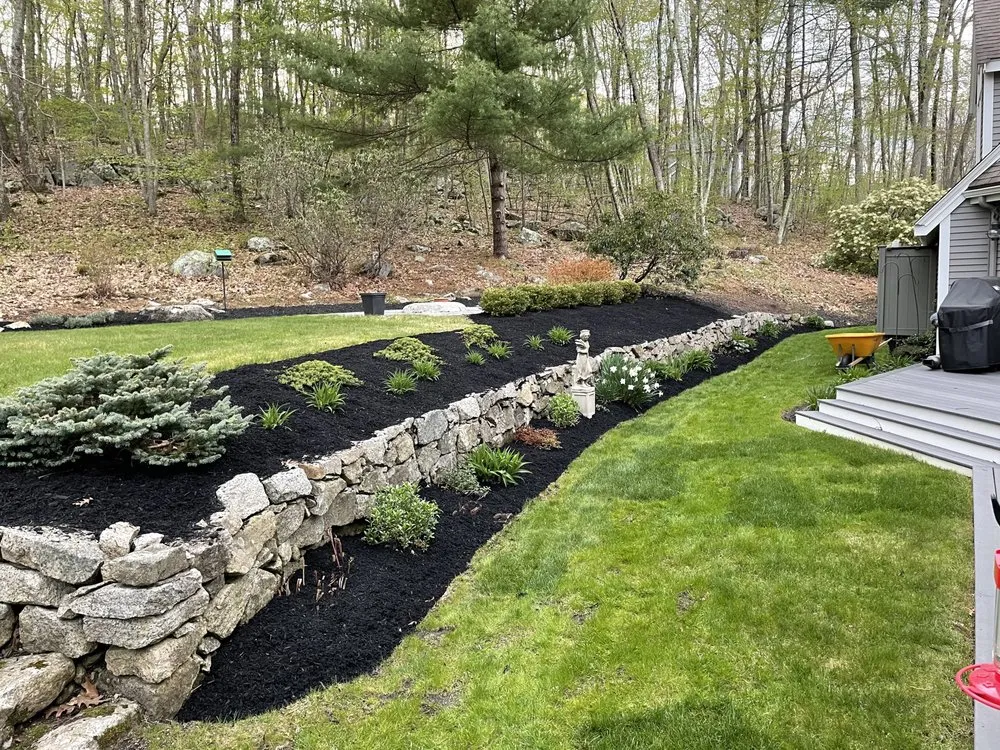 Expert garden landscaping for homes in Uxbridge, MA by Sander Landscaping
