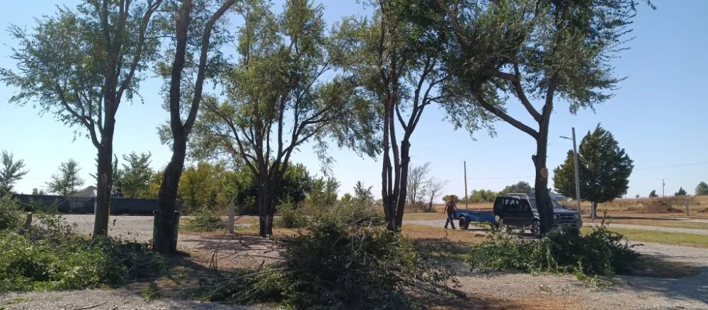Custom garden landscaping in CHICKASHA, OK by Sanders & Sons