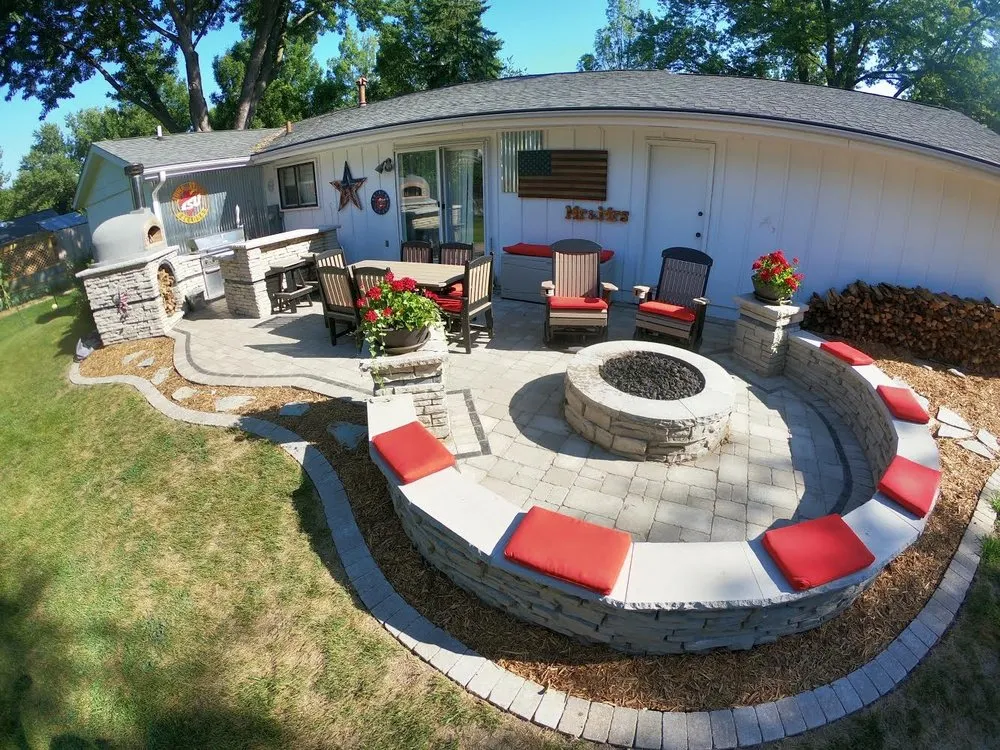 Custom landscape design for outdoor upgrades in Iowa City, IA by Sanders Creek Company