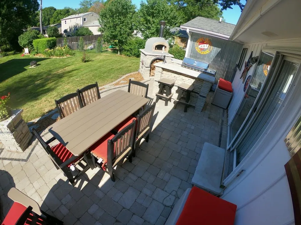 Custom garden landscaping in Iowa City, IA by Sanders Creek Company