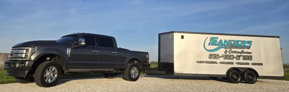 Custom landscape installation for year-round maintenance in Jerseyville, IL by Sanders Lawncare and Outdoor Services