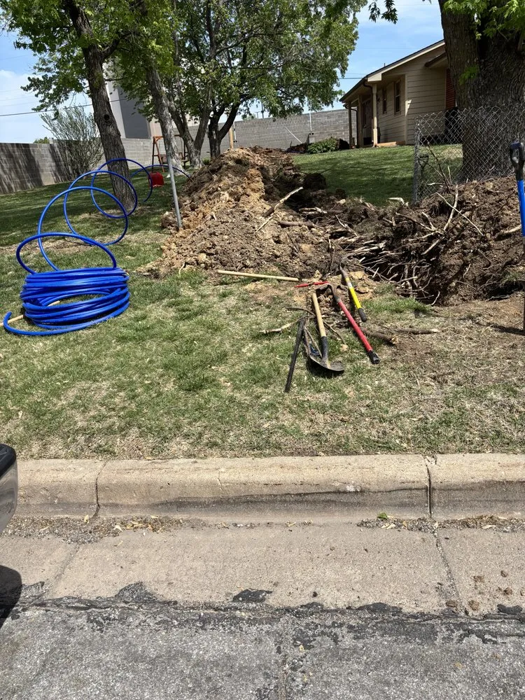 Custom residential landscaping for beautiful yards in Wichita, KS by Sanders Plumbing
