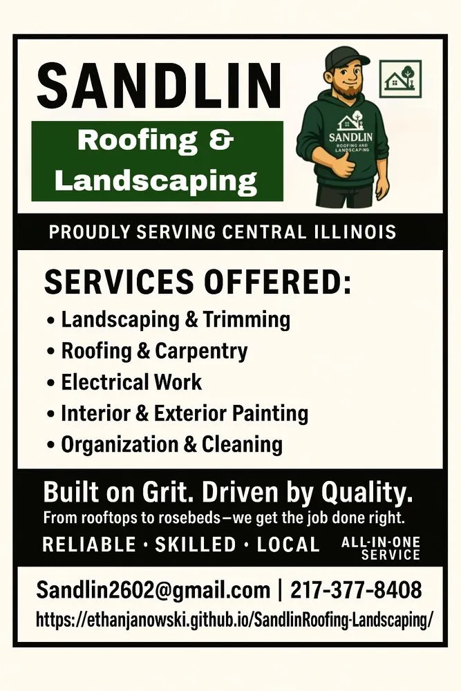 Local lawn mowing service in Macomb, IL - Sandlin Roofing & Landscaping