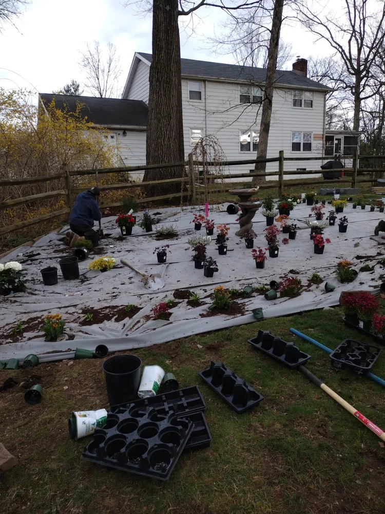 Expert landscape installation for residential properties in Trenton, NJ by Sandy's Landscaping