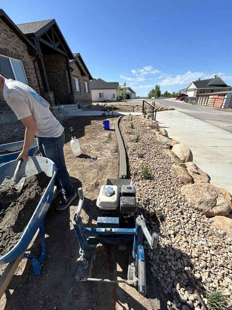 Reliable landscaping services experts serving Fairview, UT - Sanpete Custom Curbing