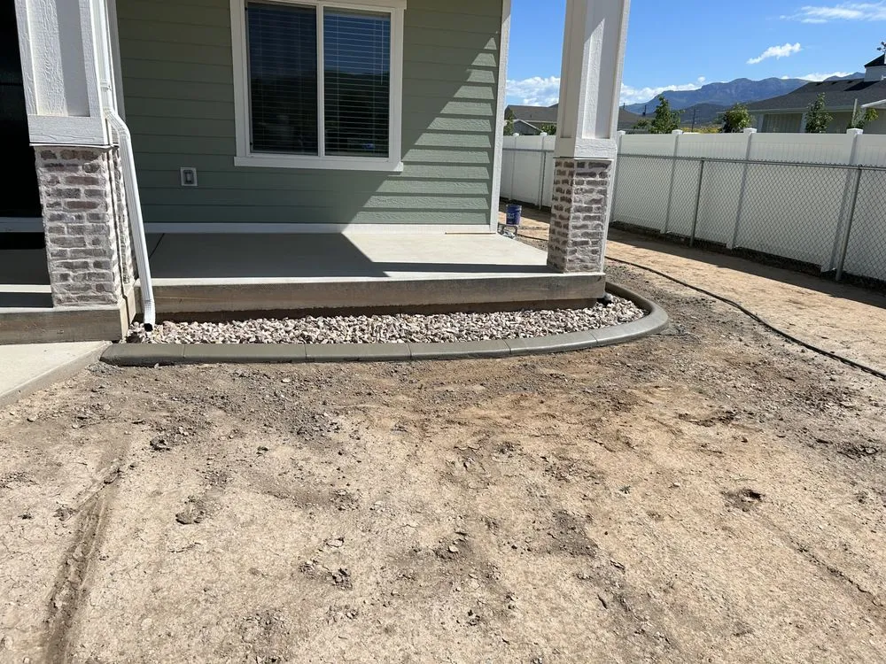 Trusted yard maintenance with custom design across Fairview, UT - Sanpete Custom Curbing