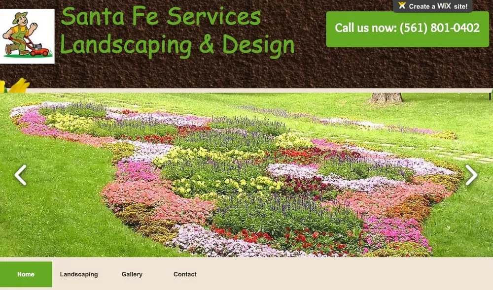 Expert landscape installation in West Palm Beach, FL by Santa Fe Services
