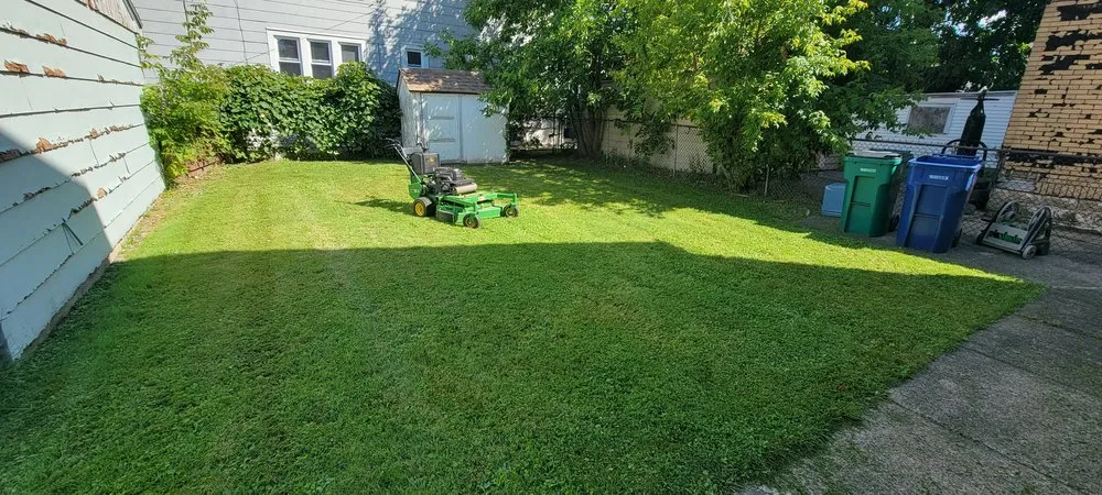 Affordable lawn mowing service for residential properties across Buffalo, NY - Santana Lawn Care