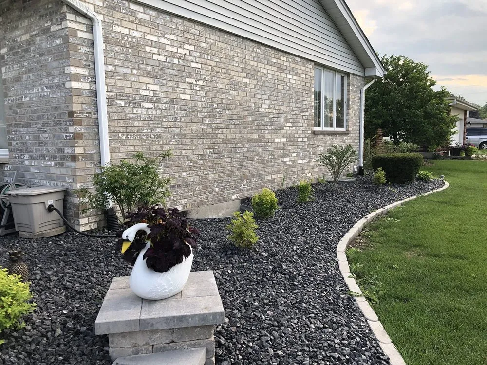 Affordable garden landscaping with custom design across Burbank, IL - Santana's Landscaping