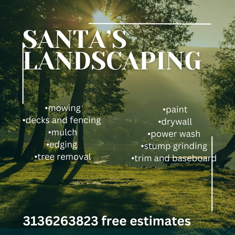 Professional outdoor landscaping for year-round maintenance in Detroit, MI by Santa’s Landscaping