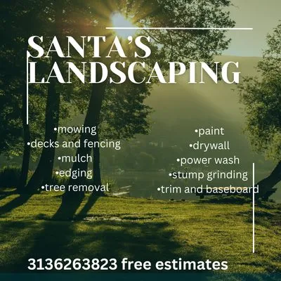 Santa’s Landscaping Logo