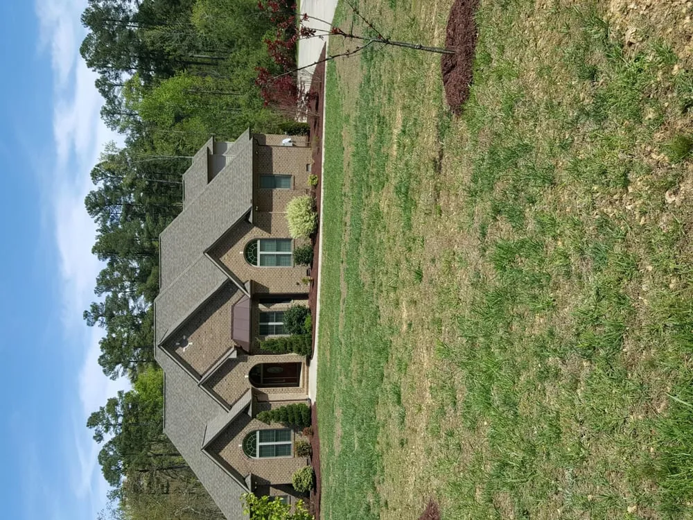 Custom residential landscaping in Graham, NC by Santiago Brothers Landscaping