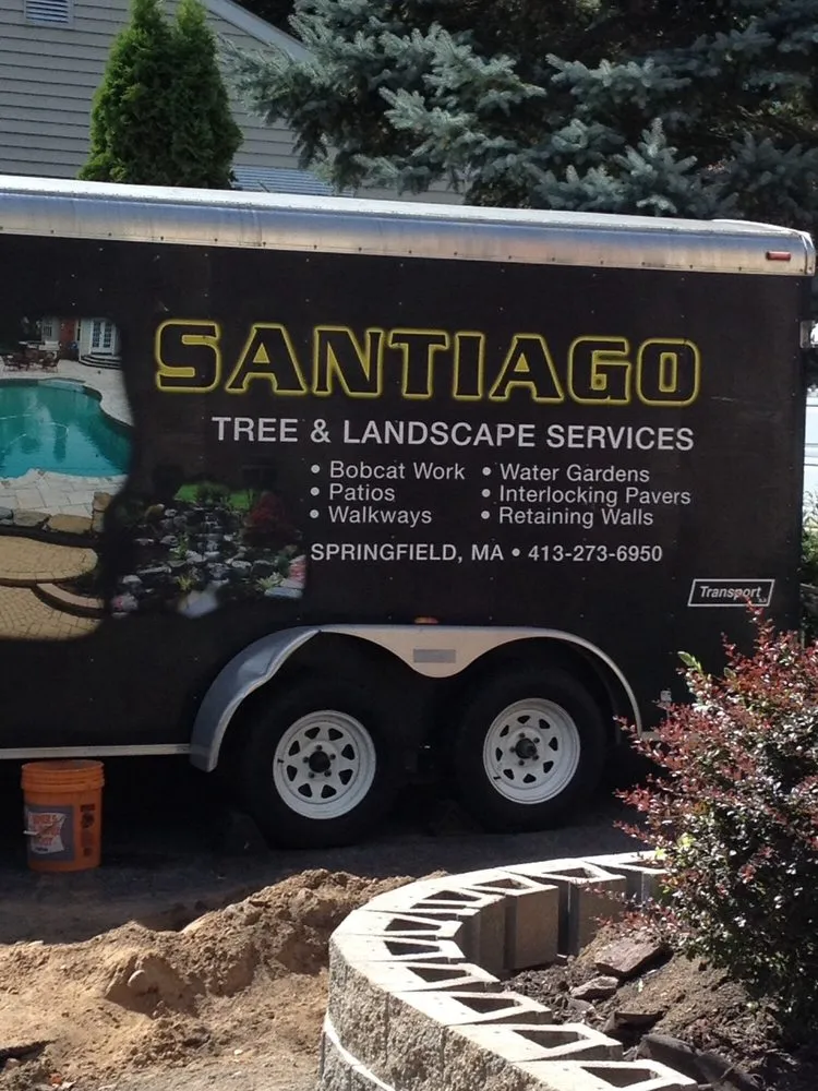 Custom yard cleanup service for year-round maintenance across Springfield, MA - Santiago Landscape Construction