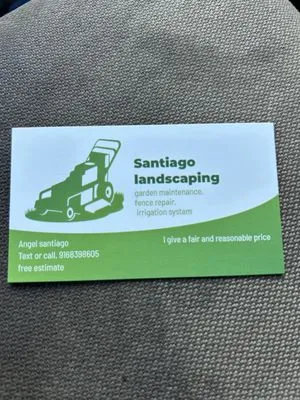 Santiago landscaping Logo