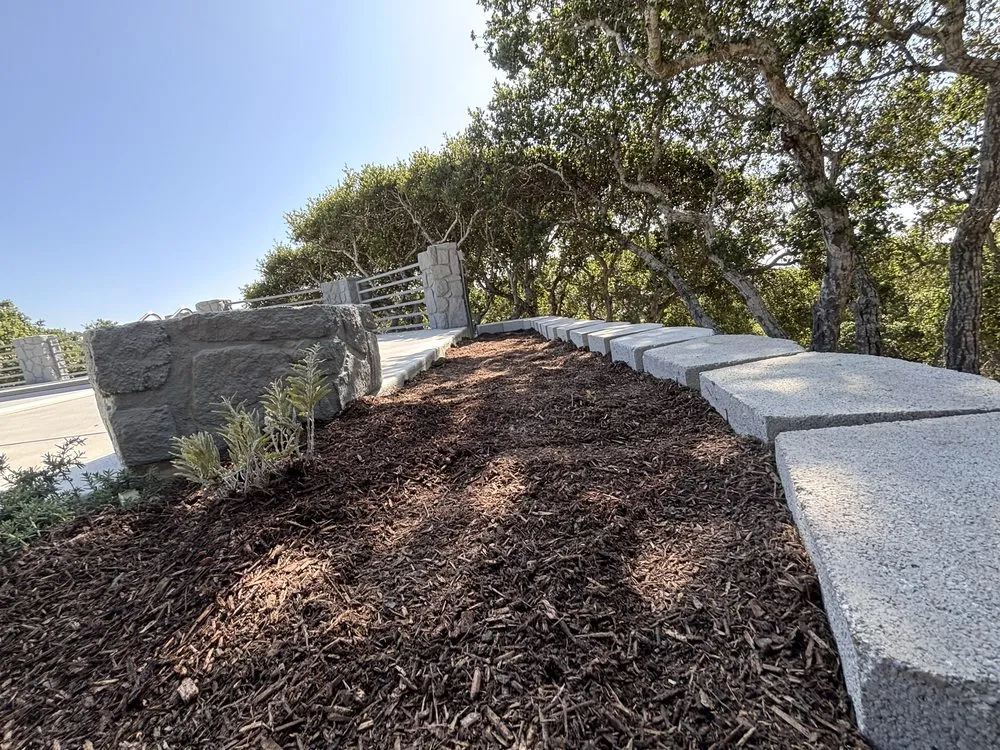 Custom landscape installation for beautiful yards in Salinas, CA by Santiago Landscaping