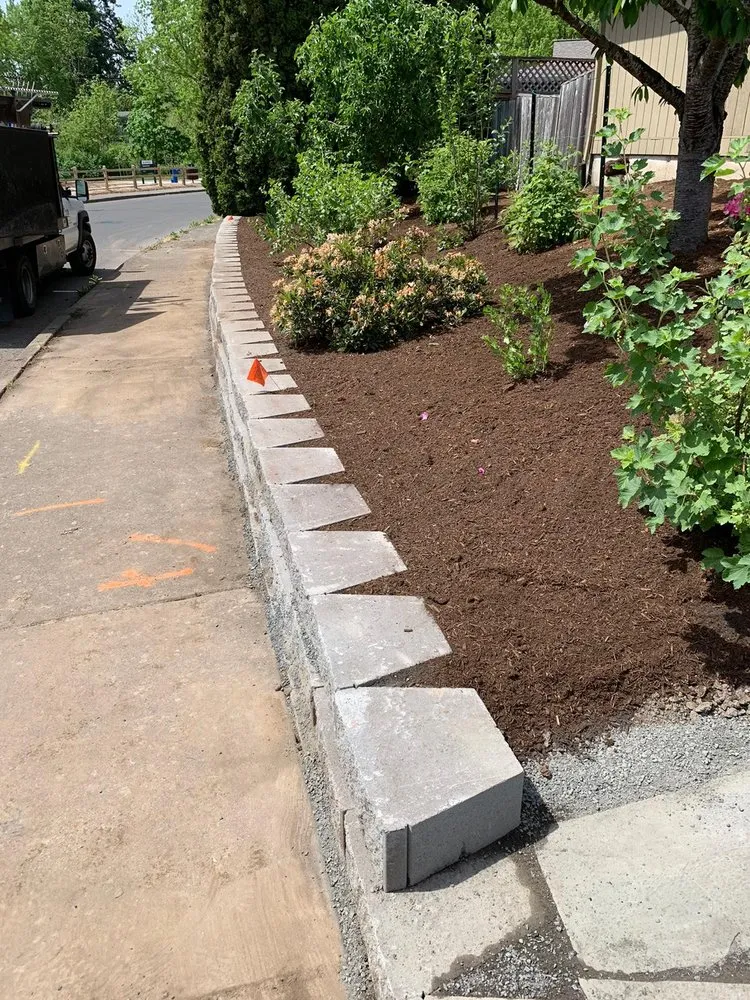 Local landscape installation in Forest Grove, OR - Santiago Lawn Maintenance