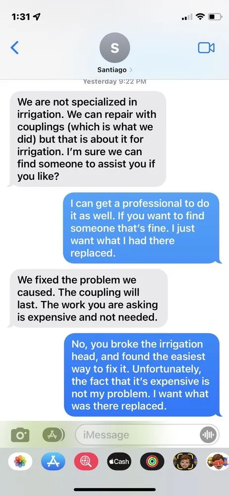 Custom landscape installation in St. Augustine, FL by Santiago Underground Services