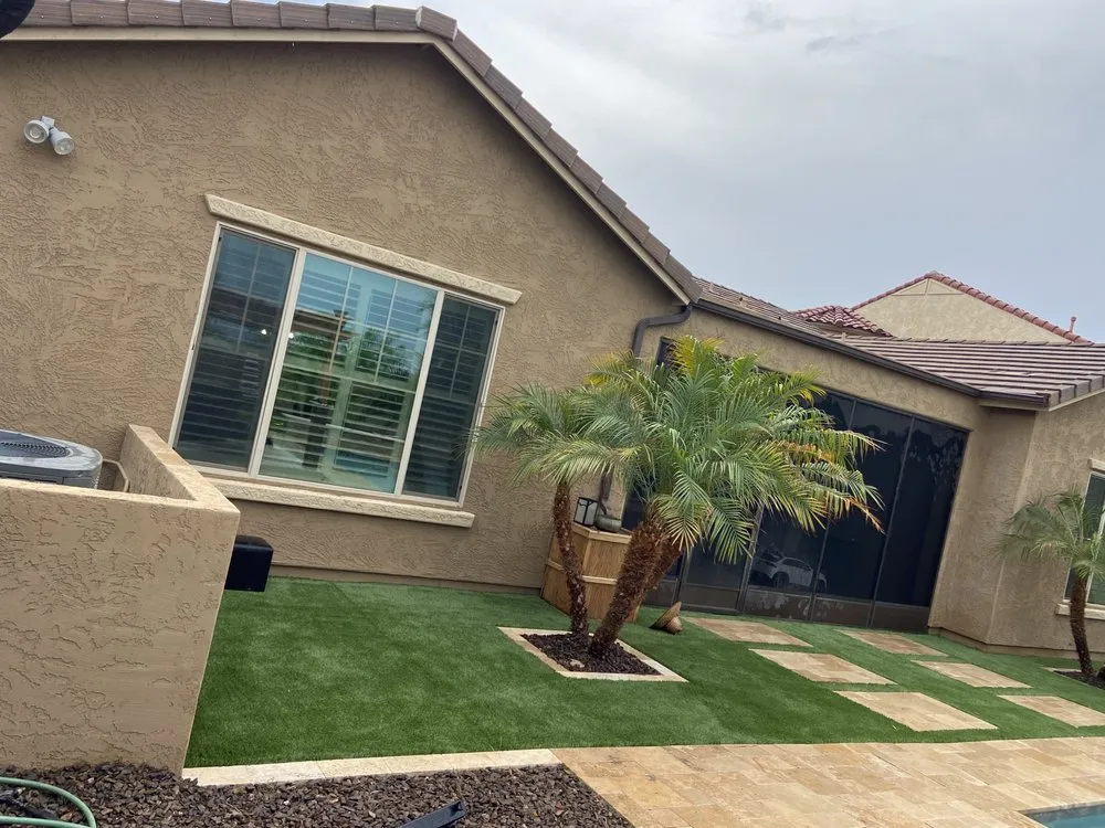 Affordable outdoor landscaping in Phoenix, AZ by Santiago’s Home Maintenance Services