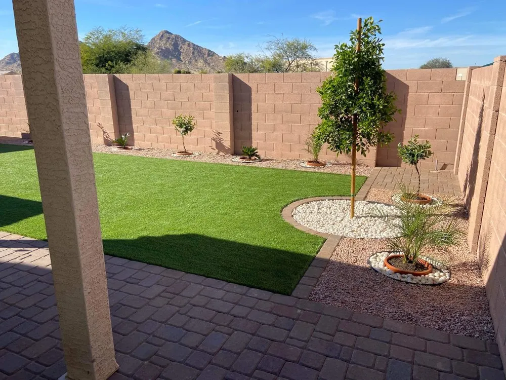 Expert outdoor landscaping in Phoenix, AZ - Santiago’s Home Maintenance Services
