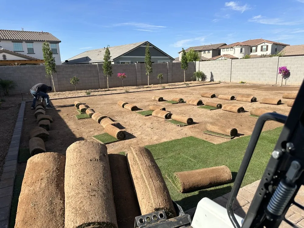 Affordable landscape installation in Phoenix, AZ - Santiago’s Home Maintenance Services