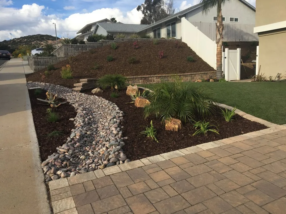 Reliable outdoor landscaping experts serving Escondido, CA - Santiago's landscape and tree service