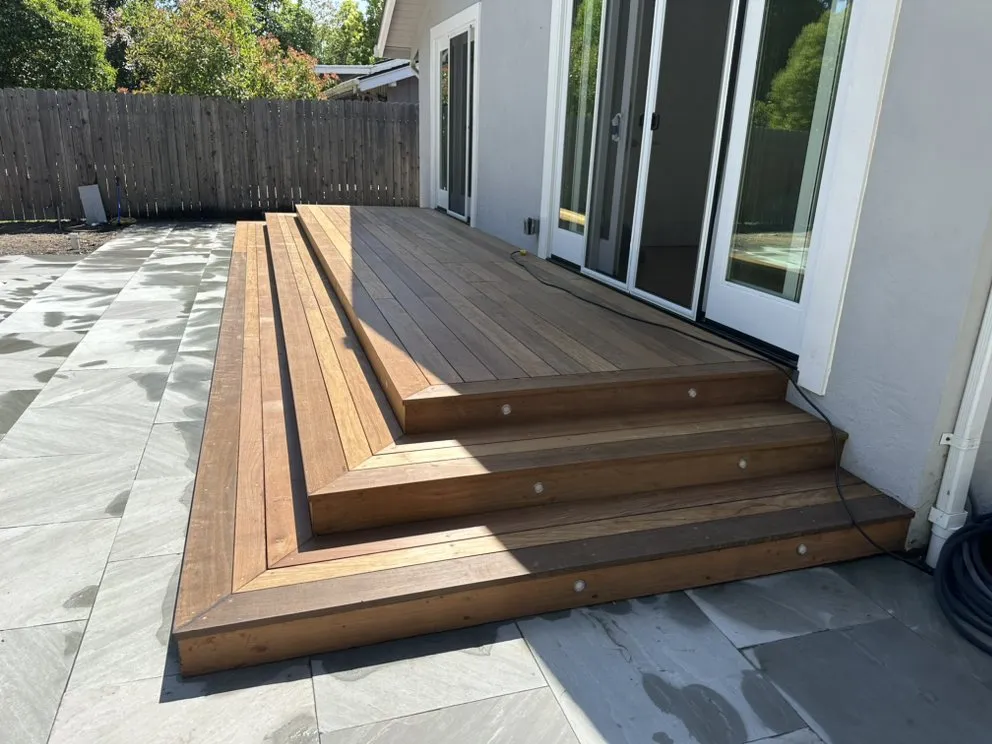 Custom landscape installation in Santa Rosa, CA by Santiago’s Landscaping