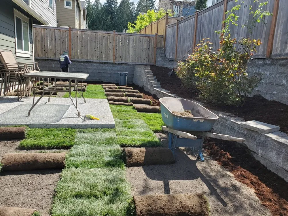 Trusted landscape installation in Kenmore, WA - Santiago's Lawn care & Construction