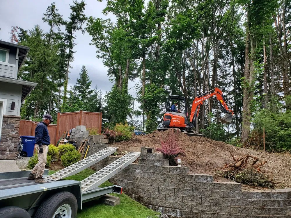 Professional landscape installation experts serving Kenmore, WA - Santiago's Lawn care & Construction
