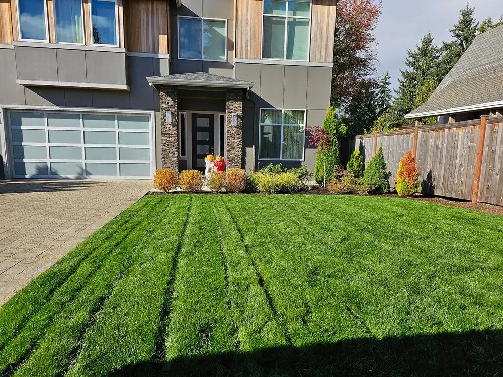 Custom residential landscaping for outdoor upgrades across Kenmore, WA - Santiago's Lawn care & Construction