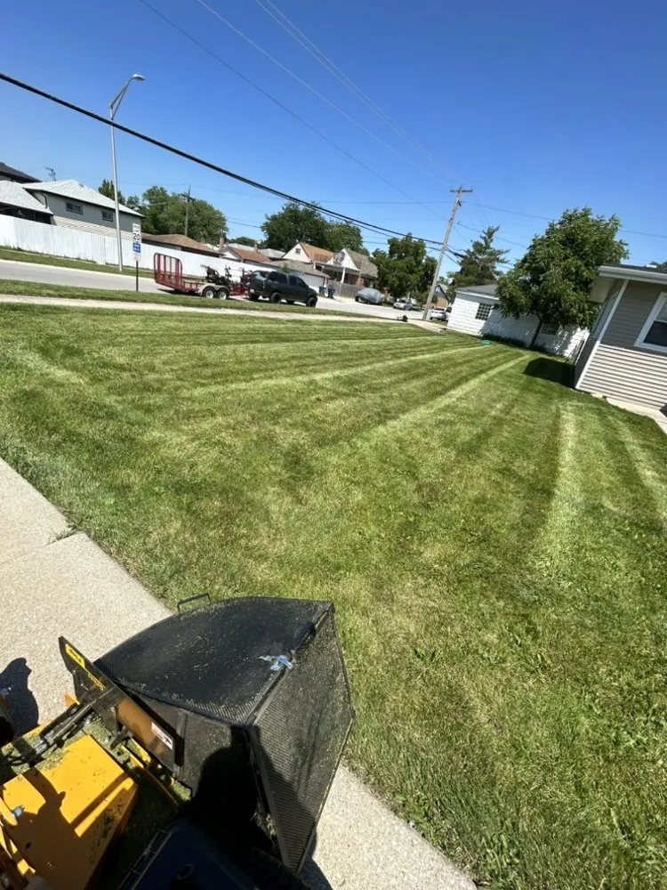 Professional yard cleanup service for beautiful yards in Northlake, IL by Santiago’s Lawn Care