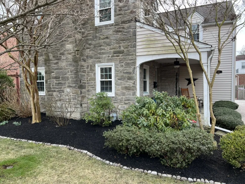 Custom landscape design in Springfield, PA by Santivasci Landscaping