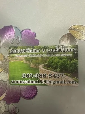 Santos Calmo’s Landscaping Logo
