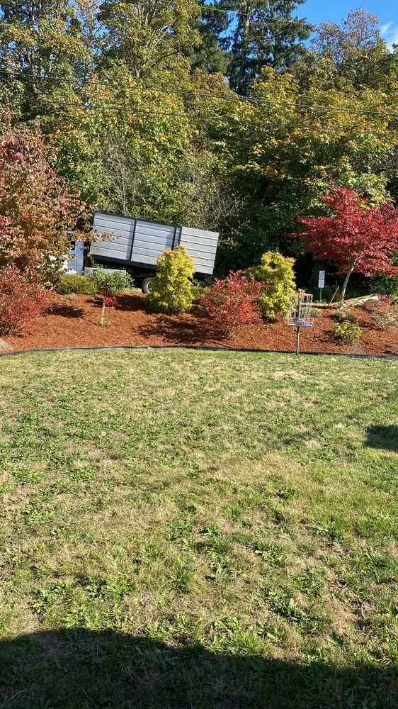 Custom landscape installation in Bremerton, WA - Santos Carrillo Landscaping
