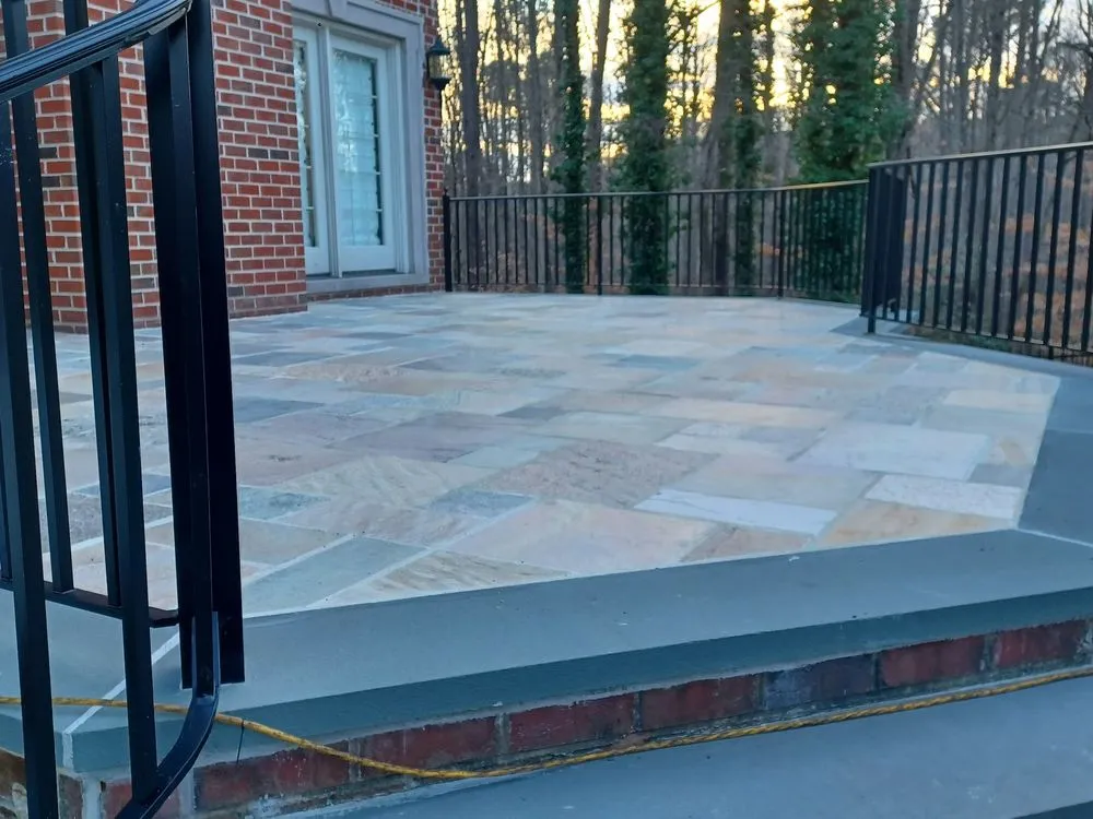 Custom residential landscaping for residential properties in Richmond, VA by Santos Design and Services