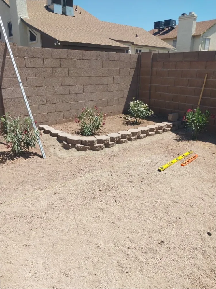 Professional yard maintenance for homes in Phoenix, AZ by Santos General Landscaping