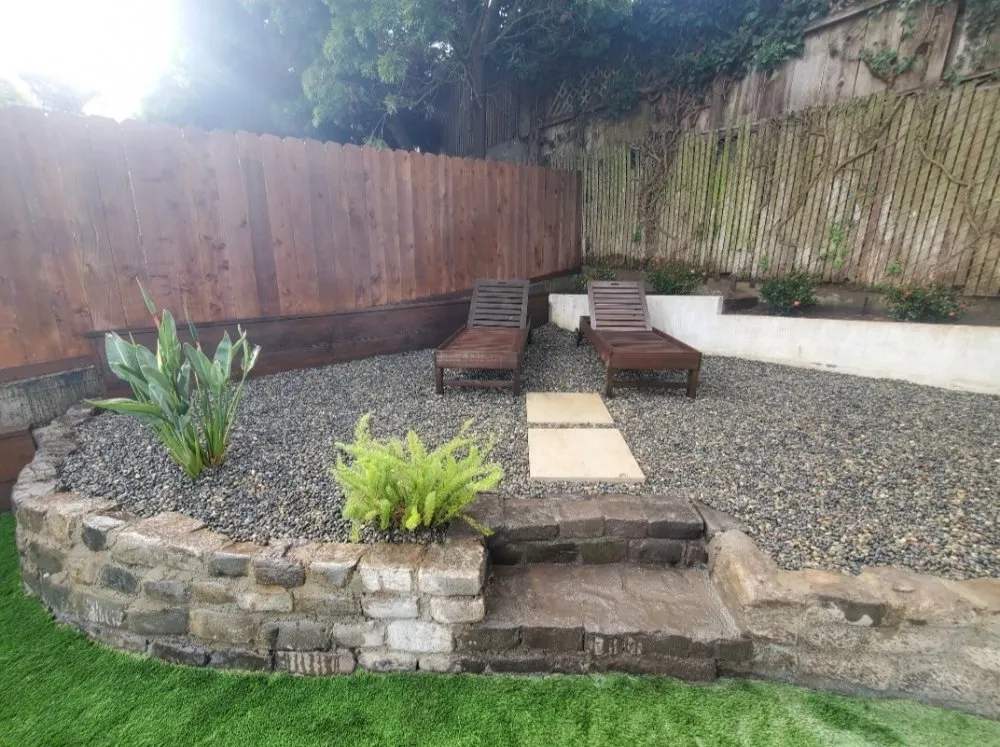 Professional outdoor landscaping for residential properties in San Francisco, CA by Santos Hauling